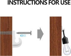 30 Pack Wire Shelf Wall Clips with Screws and Anchors – Plastic Mounting Bracket