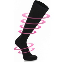 3 Pairs Vital Compression Socks (15-20 mmHg) Moisture Wicking Support Stockings