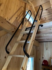 LADDER HANDRAILS! – Safe Strong and Light Weight! Candy-Cane or Double-90s