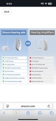 Dimora Seniors Adults OTC Over The Counter Digital 16-Channel Hearing Aid Assist
