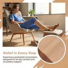 Wholesale Copper Compression Socks 20-30mmHg Graduated Support Mens Womens S-XXL