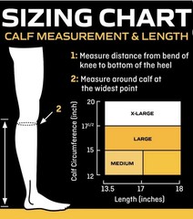 3M Futuro Anti-Embolism Knee Length Stockings XL White Moderate 18mmHg 71059EN