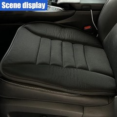 Car Seat Cushion Pad, Memory Foam Automotive Butt Cushion with Non-Slip Black