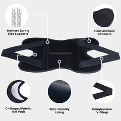 Knee Brace for Men & Women – ACL, MCL, Meniscus Tear Support & Arthritis Pain…