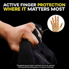 Joint Support Finger Sleeves V3 Pair – Compression for BJJ, Fitness, Volleyball,