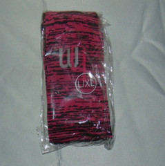 Compression Socks Womens L/XL Red Black Knee High