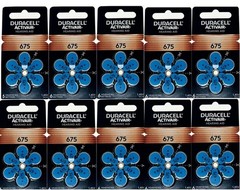 Duracell Size 675 Hearing aid batteries 60 Batteries