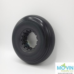 8″ Solid Caster Wheel Tire for Permobil F3 F5 Power Wheelchair (Black 210-65)