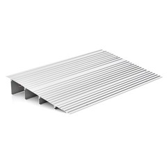 4″ Door Threshold Ramp Aluminum Adjustable Rise Entry Ramp for Wheelchair