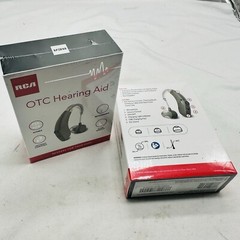 (2) Authentic RCA OTC Hearing Aids RSH05GY Gray Left / Right Brand New Sealed