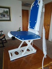 Maidesite JC35M3 Wet Dry Electric Chair Bathtub Lift From Floor W/ Remote