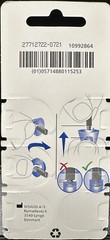 2 Pack S Vented Connexx Sleeve 3.0. Fits Signia Rexton Widex Miracle Ear. Small.