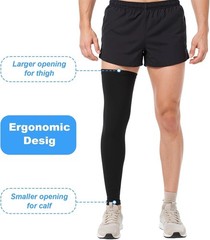 1 Pair Knee Brace Undersleeve Knee Undersleeves for Women & Men Compression B…