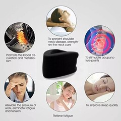 Women Men Comfy Neck Support Cervical Collar Traction Device Brace Pain Relief