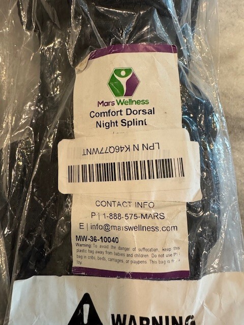 Dorsal Night Splint for Plantar Fasciitis Pain Relief | Reduce heel pain