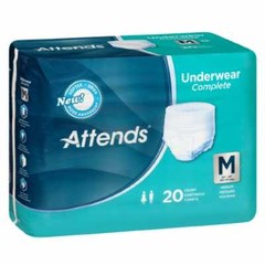 Attends Super Plus Absorbency Pull-On Underwear MD 34“ – 44“ – 20ct Bag