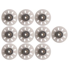 10pcs Black Open Hearing Aid Domes Tips For Phonak 6mm