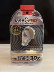 MSA Pro Sound Hearing Amplifier Rechargeable – Beige (1109351) – Sealed NEW