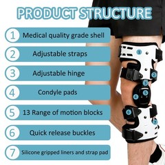 Medial Unloader Knee Brace for Osteoarthritis Pain Relief,for Men & Women