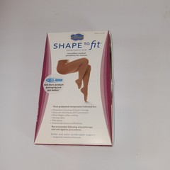 Dr. Comfort Microfiber Medical Pantyhose Women D Black 20-30mmHg Compression New