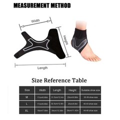 Ankle Brace Support Compression Sleeve Breathable Running Football Cycling