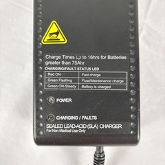 UPG WHEELCHAIR SEALED LEAD-ACID BATTERY CHARGER NO. 71697 M/N 24BC8000T-4 24V 8A