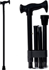 DMI Adjustable Folding Cane with Carrying Case