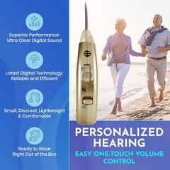 Compact Rechargeable Hearing Amplifiers with Advanced Noise Reduction Technology