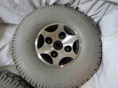 Wheels & Tires 330 X 100 from Hartway Rumba HP-3 Wheelchair