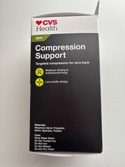 CVS Health Compression Moderate Support Adjustable Back Brace