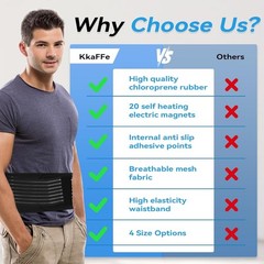 Self-Heating Magnetic Back Brace – Lightweight Support for Sciatica Relief