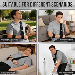 Shoulder Immobilizer for Elbow Injury – Adjustable Arm Strap%