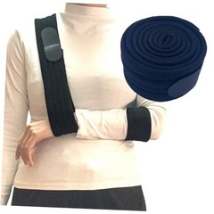 Adjustable Arm Sling for Shoulder Injury Support, Lightweight Forearm Black