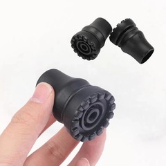 4Pcs Cane Tips 3/4 Inch Heavy Duty Rubber Cane Tips Anti Slip TPR Replacement…