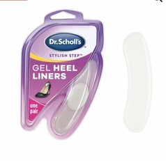 4 Pack Dr. Scholl’s Stylish Step Gel Heel Liners Prevent Blisters Free Ship