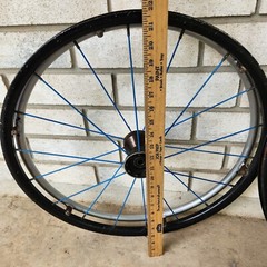 TiLite 22″ Spinergy SPOX Wheelchair Wheels Blue No Tires