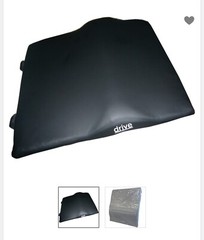 Drive Medical-General Use Back Cushion #14889 Lumbar Support 18”x17”, Black