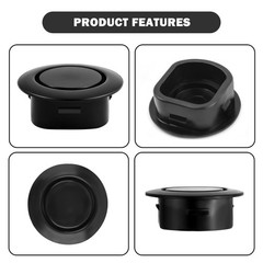 10PCS Car Rear Bumper Plugs for Radar Hole,Durable Bumper Hole Plugs Cover for P