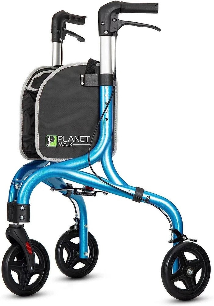 Premium 3 Wheel Rollator Walker for Seniors – Ultra Lightweight Foldable Walker