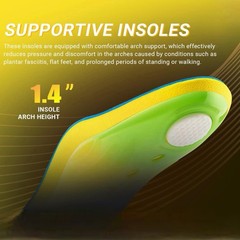 PCS SOLE Heavy Duty Orthotics Insoles 220+ lbs M 10-11.5 W 12-13.5 New Box Dama