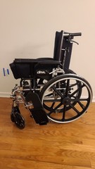 Drive Viper Plus GT 18”Reclining Lightweight Wheelchair with elevating leg rests