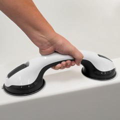 Grip Suction Cup Handle Bath Tub Bathroom Shower Grab Bar Hand Rail For Elder