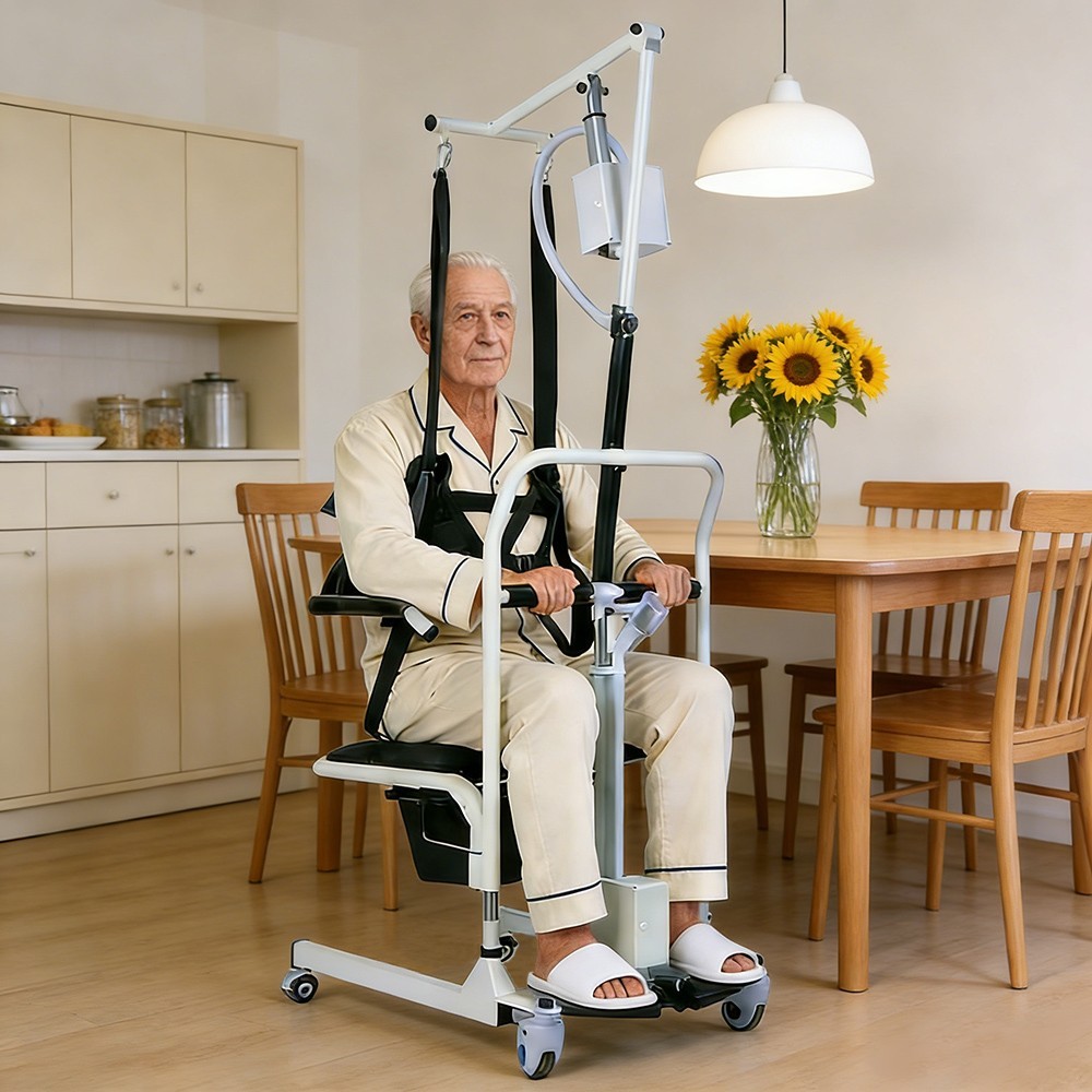 Irtme Electric Transfer Chair Patient Lift (4 in 1) for Home, Senior Living