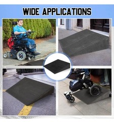 EVA Foam Threshold Ramp, Lightweight Non Slip Doorway Ramp 36x36x6