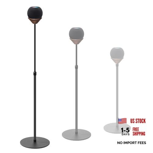 Floor Stand is Suitable for Homepod Mini, with Adjustable Height, Safety, black