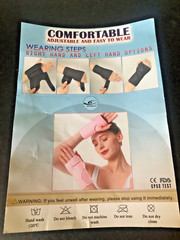 NIP HiRui Black Left Hand Wrist Brace Wrist Support with Splint for Men/Women L