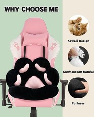 Plush Cat Paw Design Cushion 28×24″ – Cozy Chair Pillow for Ultimate Relaxation