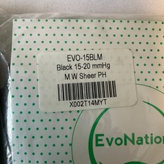 Evo Nation Graduated Compression Socks Womens Size L Multicolor mmHg 3 Pair