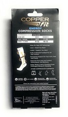 Copper Unisex-Adult Compression Socks, Black