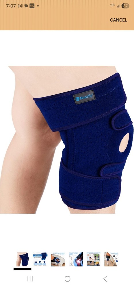 NVORLIY Knee Brace for Women Plus Size Navy. Extra Large